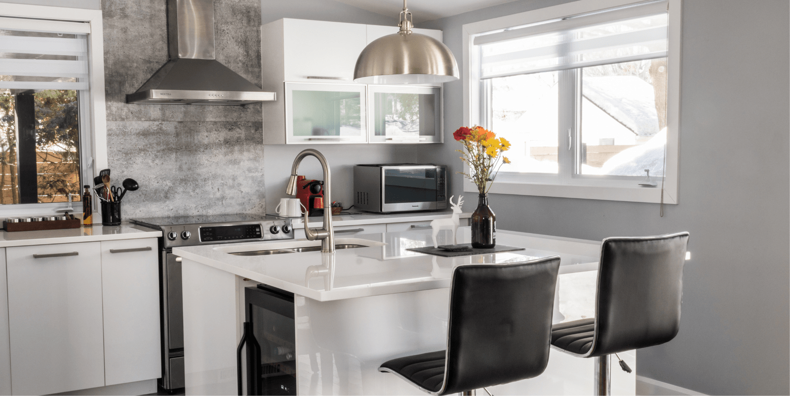 6 Captivating Counter Kitchen Designs 2022 Waterfall Counter Kitchen Design